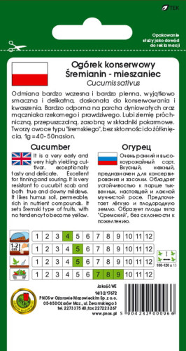 O.Ogórek Śremianin F1 5gPL214/32/83/N756 ST PNOS/90/2023 93,00 15/02/2024