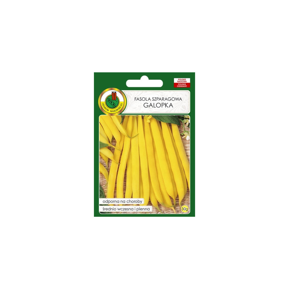 O.Fasola żółta Galopka 30g.  PL414/32/17672/6134/A ST d.w.01/26 z.k.85%