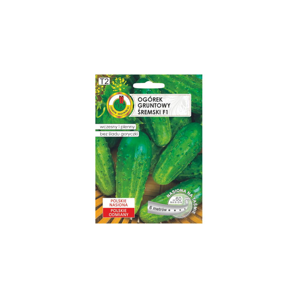 O.Taśma Ogórek Śremski F1 6m PL414/32/17672/6094/A st d.w.09/26 z.k.93%
