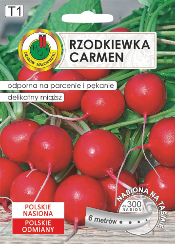 O.Taśma Rzodkiewka Carmen 6m PL202/05/16/HR12 st d.w.06/26 z.k.83%