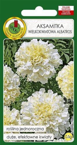 O.Aksamitka biała Albatros 0,5g