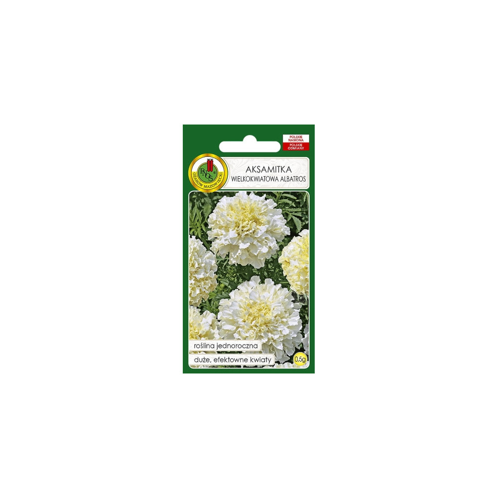 O.Aksamitka biała Albatros 0,5g
