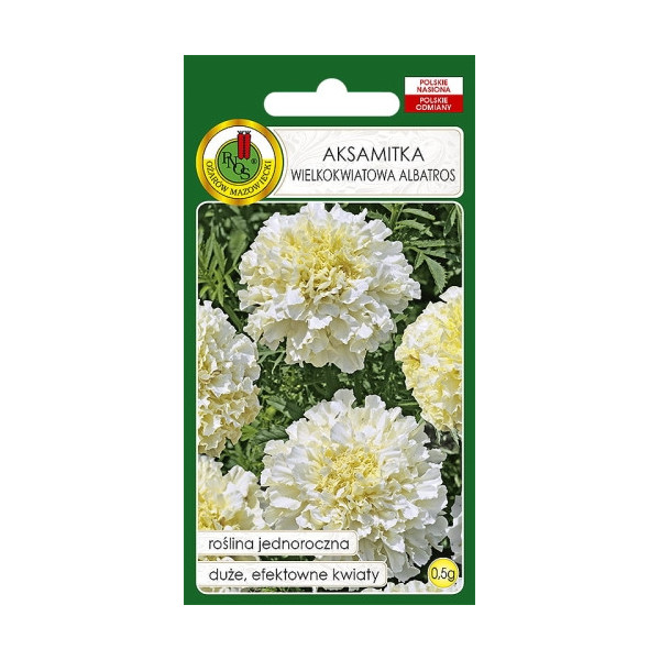 O.Aksamitka biała Albatros 0,5g