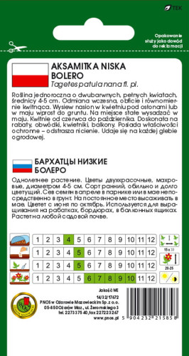 O.Aksamitka pełna niska Bolero 1g