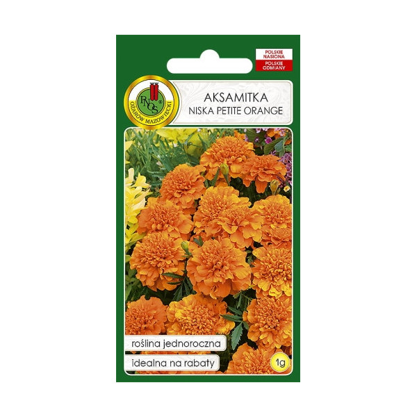 O.Aksamitka Pełna niska Petite Orange 1g