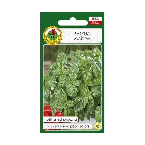 O.Bazylia wł. zielona genovese 1g DE80016420249108 d.w.03/26 z.k.92%
