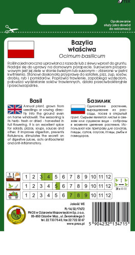 O.Bazylia wł. zielona genovese 1g DE80016420249108 d.w.03/26 z.k.92%