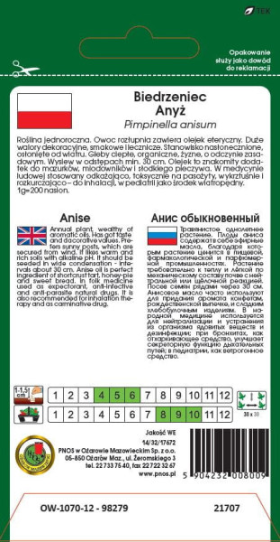 O.Biedrzeniec-Anyż 0,5g.