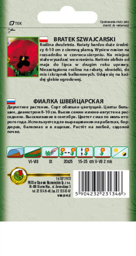 O.Bratek szwajcarski Alpengluhen 0,8g