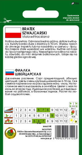 O.Bratek szwajcarski Alpensee 0,8g