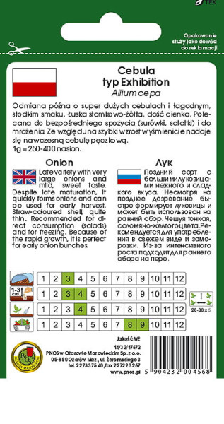 O.Cebula Ailsa Craig 0,5g typ Exhibition 953450 st d.w.06/26 z.k.84%