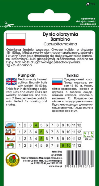 O.Dynia Bambino 5g. PL414/32/17672/6146/A ST d.w.09/26 z.k.94%