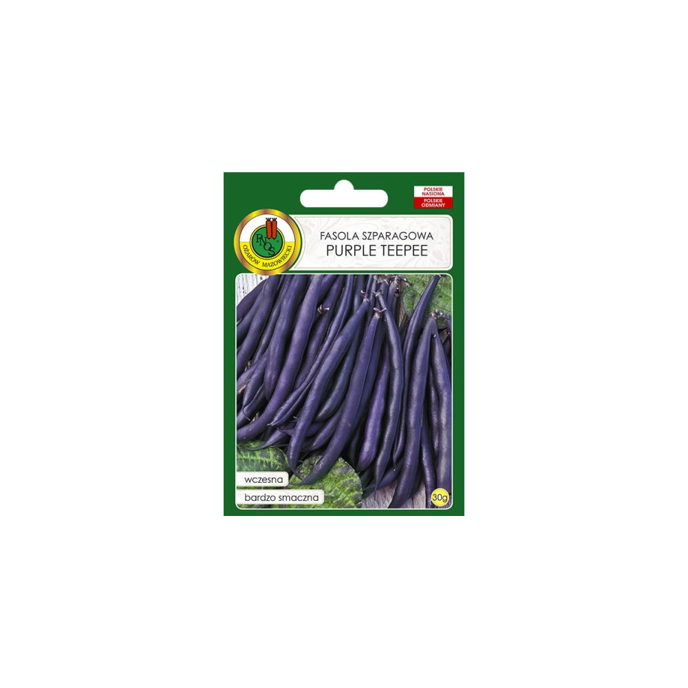 O.Fasola fiolet karł Purple Teepee 30g.!