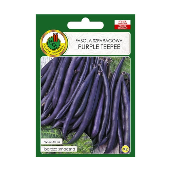 O.Fasola fiolet karł Purple Teepee 30g.!