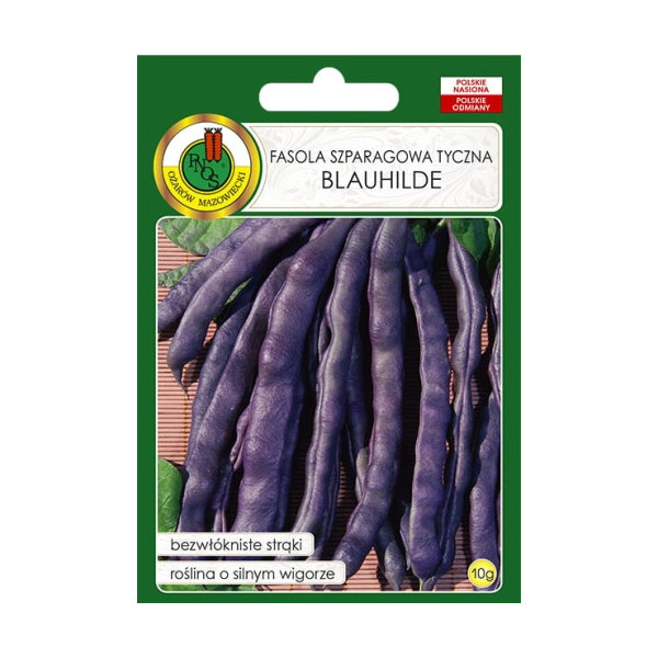 O.Fasola fiolet. tyczna Blauhilde 10g.!. 0124578CIN0GX ST d.w.07/26 z.k.96%