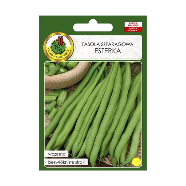 O.Fasola zielona Esterka 500g. PL414/32/17672/6102/A st d.w.08/26 z.k.76%