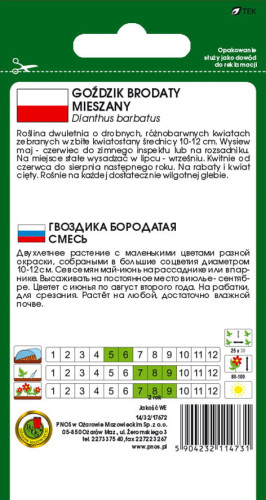 O.Goździk brodaty mix 2g