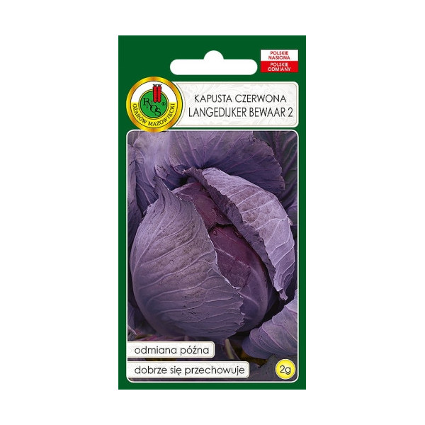 O.Kapusta czerw. Langedijker Bewaar 2 2g  0105147CIN0FX st d.w.09/26 z.k.92%