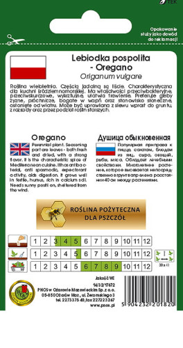 O.Lebiodka oregano 0,2g  PL214/32/17672/4060/A d.w.06/26 z.k.63%