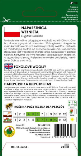 O.Naparstnica wełnista 1g