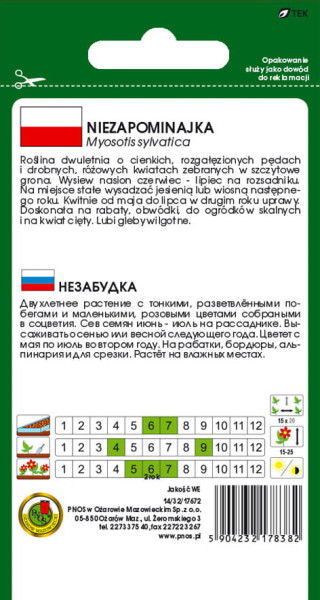 O.Niezapominajka różowa 0,2g