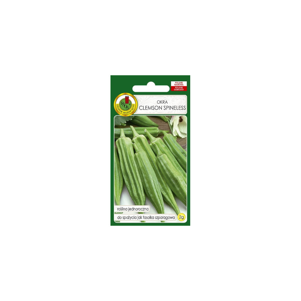 O.Okra clemson Spineless 2g  9390 d.w.03/26 z.k.85%