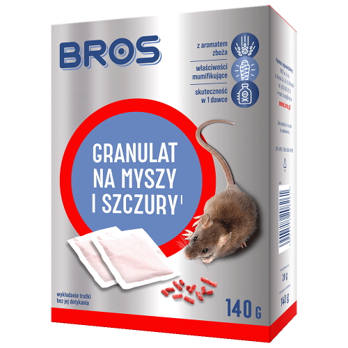 Granulat na myszy i szczury 140g