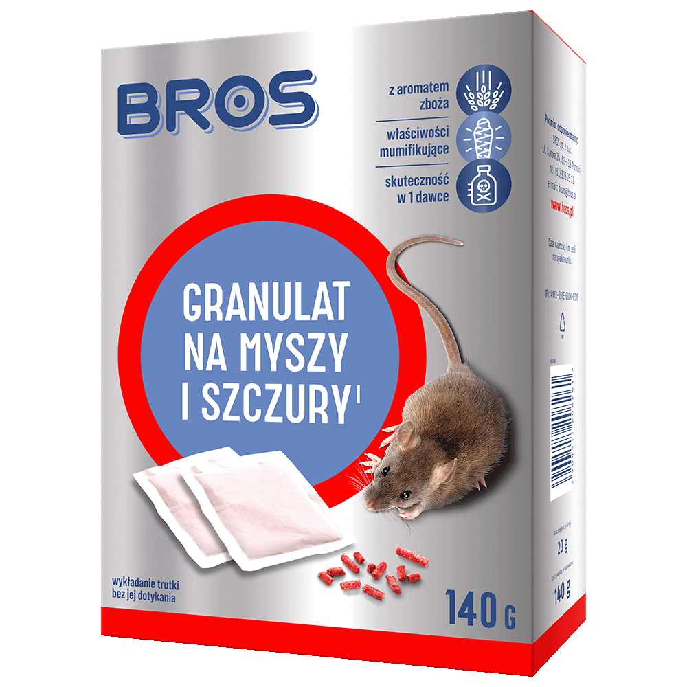 Granulat na myszy i szczury 140g